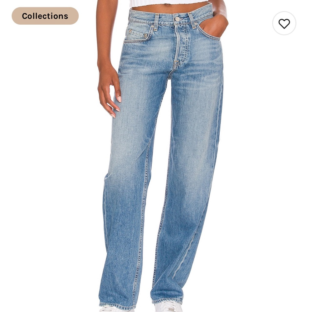 GRLFRND bella low rise boyfriend jeans